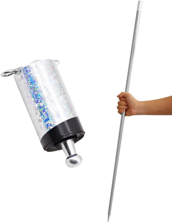 Professional Extendable Magic Wand - Stainless Steel Wand for Magicians, Magic Tricks, Parties and Gifts (1 Pack)