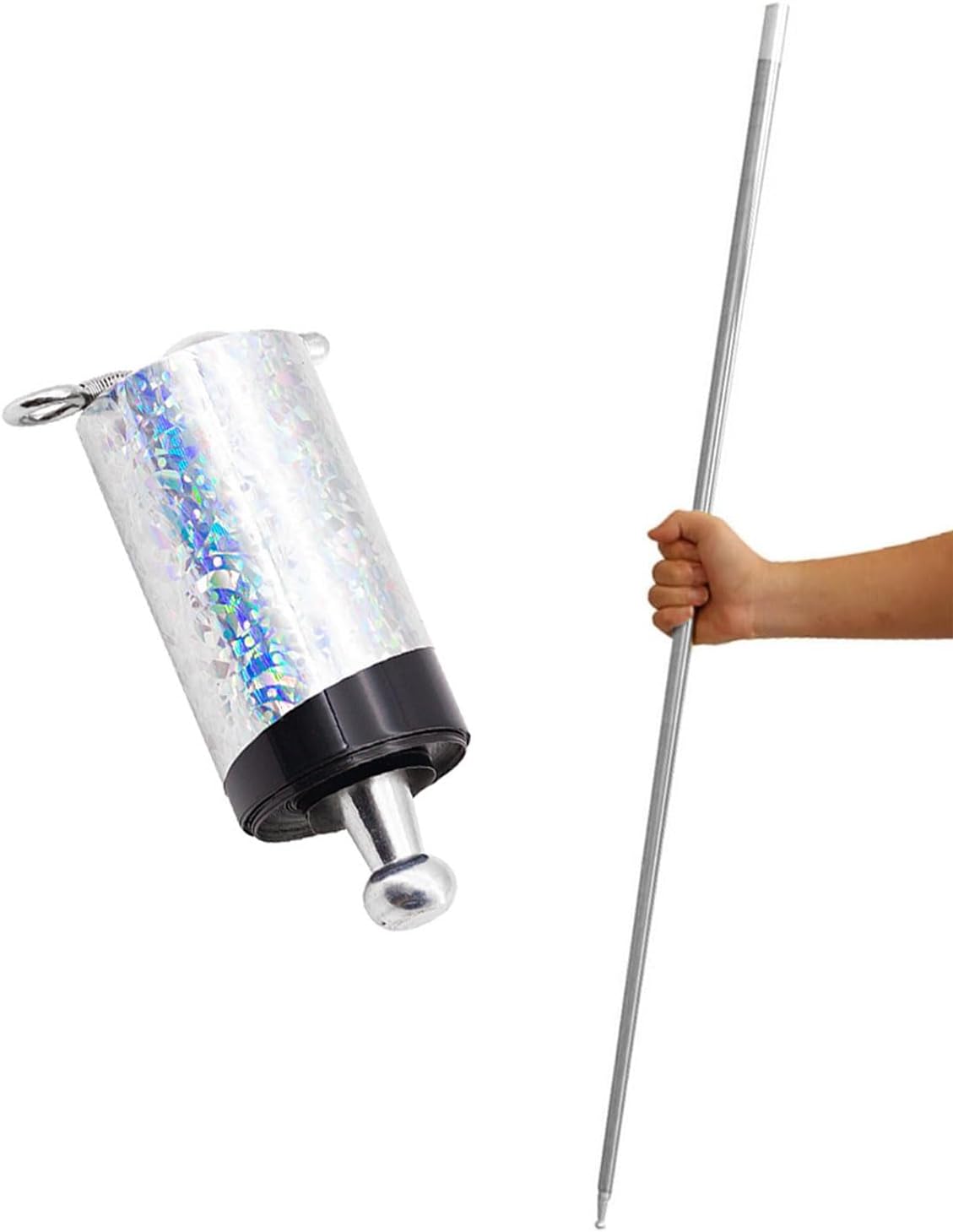 Professional Extendable Magic Wand - Stainless Steel Wand for Magicians, Professional Extendable Magic Wand - Stainless Steel Wand for Magicians, Magic Tricks, Parties and Gifts (1 Pack)