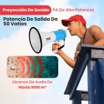 Pyle MPA, Speaker, Portable, 50V, Siren, Volume Control, Ideal for Coaches, Police, Football, Baseball, Indoor, Outdoor - Imagen 2