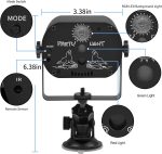RGB LED Party Light with Remote Control Built-in Batteries and USB Stage Lighting Disco Effect 60 Lighting Combinations Sound Activated Stage Light for Parties Halloween Christmas DJ - Imagen 2