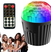 Remote Control LED Stage Lights,Disco Light with Remote,DJ Lights for Dancing | Disco Ball Lamp for Dance Party Decorations, Lighting Device