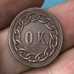 Réplica de Moneda de 1863, Moneda Estadounidense Conmemorativa, dólar de Plata, 19 mm, n.° 23 - Imagen 2