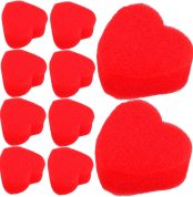 SHOWERORO 20pares Corazón De Esponja Mágica Rojos Accesorios Suaves para Magos Trucos Bolas De Esponja para Actuaciones De Primer Plano Escenario