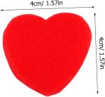 SHOWERORO 20pares Corazón De Esponja Mágica Rojos Accesorios Suaves para Magos Trucos Bolas De Esponja para Actuaciones De Primer Plano Escenario - Imagen 2