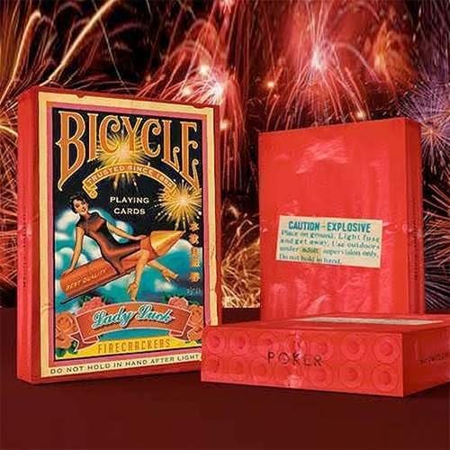 SOLOMAGIA Bicycle - Firecrackers Playing Cards - Card Games - Magic and Magic Cheats
