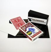 SOLOMAGIA Bicycle Gaff Cards - Blank Face and Red Back - Card Games - Magic and Magic Cheats