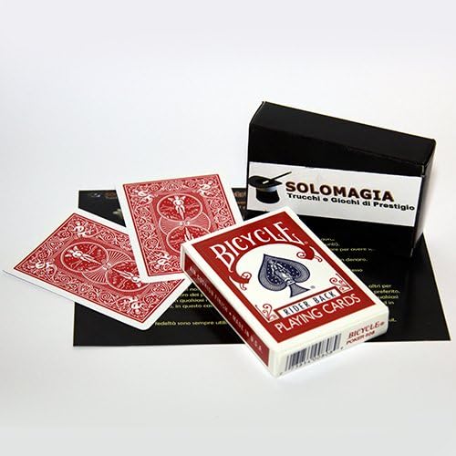 SOLOMAGIA Bicycle Gaff Cards - Double Red Back - Card Games - Magic and Magic Cheats