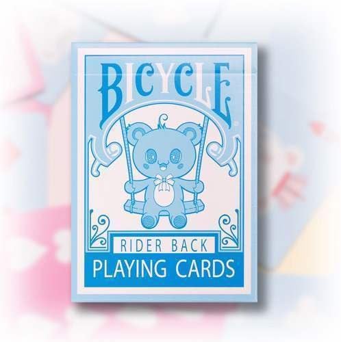 SOLOMAGIA Bicycle - Lovely Bear - Light Blue - Tarjeta Juegos - Trucos Magia y la Magia