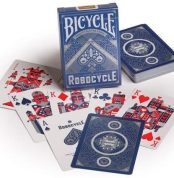 SOLOMAGIA Bicycle - Robocycle - back blue - Tarjeta Juegos - Trucos Magia y la magia