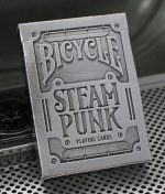 SOLOMAGIA Bicycle - Steampunk Silver by Theory 11 - Card Games - Magic and Magic Tricks - Imagen 2