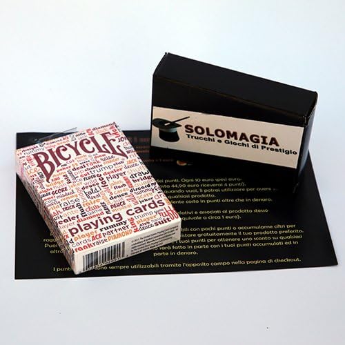 SOLOMAGIA Bicycle - Table Talk - Red Back - Tours et Magie Magique