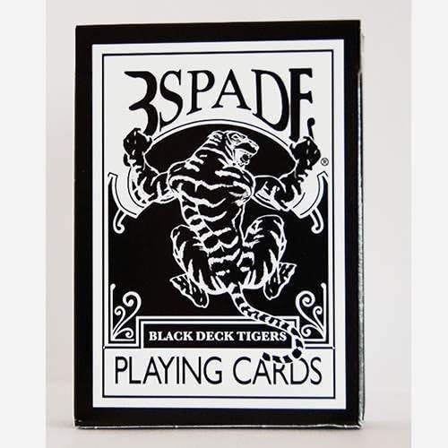 SOLOMAGIA Black Tiger Gaff by Ellusionist - Bicycle Assorted Deck - Card Games - Magic and Magic Cheats