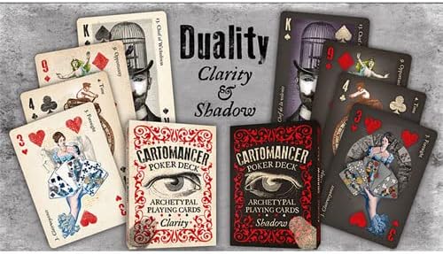 SOLOMAGIA Cartomancer Shadow Classic (with Booklet) Playing Cards