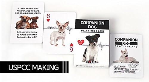 SOLOMAGIA Companion Dog Playing Card - Deck of Cards - Magic & Magic Cheats - Magic Tricks and Props