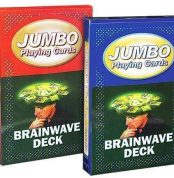 SOLOMAGIA Jumbo Playing Cards - Brainwave - Blue Back - Card Games - Magic and Magic Cheats