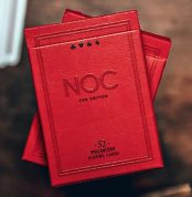 SOLOMAGIA NOC Pro 2021 (Burgundy Red) Playing Cards - Marked