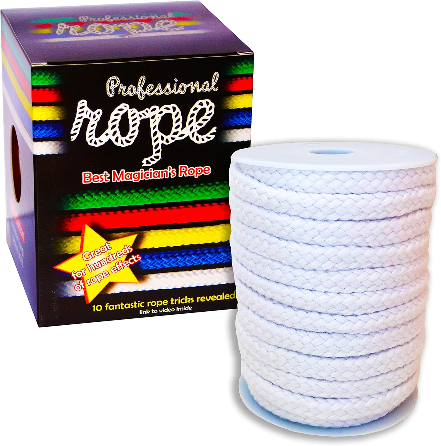 SOLOMAGIA Professional Rope - 15 MT. - White (100% Cotton) SOLOMAGIA Professional Rope - 15 MT. - White (100% Cotton) - Magic with Ropes - Magic Tricks and Props