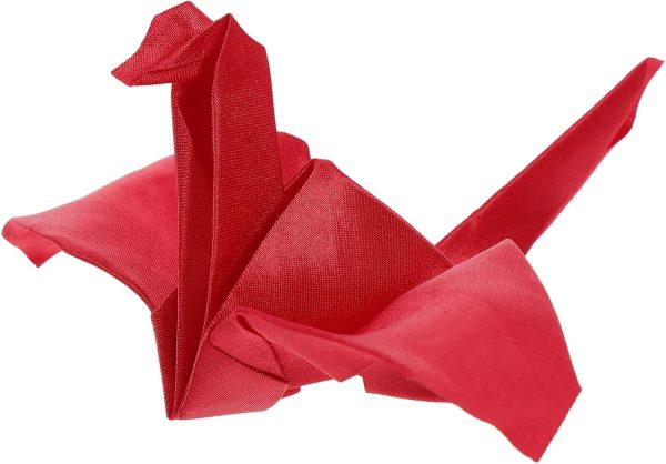 STOBOK Toys for Kids Origami Paper Crane Trick Origami Paper Crane Trick Illusion Gimmick Accessories Accessories Funny Accessories Toys for Children Red