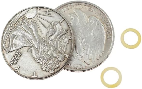 SUMAG Magic Tricks Gravity Flipper Coin Walking Freedom Half Dollar Magic Closeup Illusions Cheats Tricks Mentalism Fun Easy