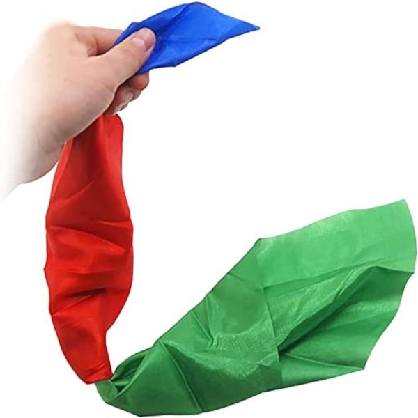 SUMAG Magic Tricks Handkerchief/Silk Color Change (Small Size, 20cm) Scarves Magic Stage Illusion Accessories Gimmick Props Comedy