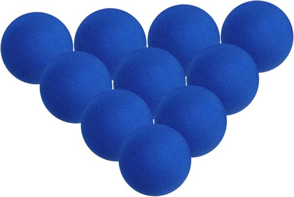 SUPVOX 10 Pieces Soft Sponge Balls for Round Accessory and Festival Tool for Prop and Entertainment