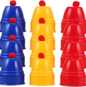 SUPVOX 10juegos Trucos De Accesorios Mágicos De Vasos y Bolas Tejidas para Trucos De para Fiestas y Presentaciones para Adolescentes y Principiantes