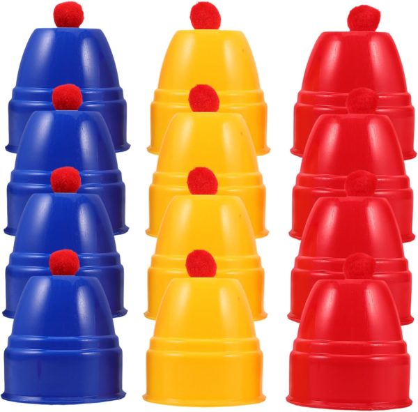 SUPVOX 10juegos Trucos De Accesorios Mágicos De Vasos y Bolas Tejidas para Trucos De para Fiestas y Presentaciones para Adolescentes y Principiantes