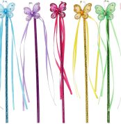 SUPVOX 7 varitas de para Hadas: Varita de Cinta de, Accesorios para Disfraces de cumpleaños Infantiles, Accesorios para Fiestas de Hadas, decoración Infantil.