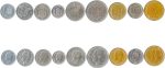 Set of 9 Spain Coins 1, 2, 5, 10, 25, 50, 100, 200, 500 Pesetas 1982-2001