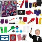 Shinybox Magic Set, 75 Magic Tricks for Kids, Coffret Magie Enfant, Birthday Gifts Kids Pinata, Party Supplies Toys Gift