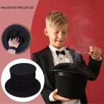 Sombrero de mago para niños – Sombrero de juego de rol para niñas | Sombrero de disfraz unisex para carnaval, fiestas temáticas, circo, cumpleaños y disfraces – Divertidos accesorios para fiestas y - Imagen 2