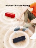 Soundcore Anker 2 Portable Bluetooth Speaker with 12W Stereo Sound, BassUp, IPX7 Waterproof, 24 Hours Playback, Wireless Stereo Pairing, for Home, Outdoor and Travel - Imagen 2