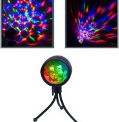 Stage Lights, RBG Disco Ball Portable USB Dance Birthday DJ Bar Karaoke Christmas Wedding Lighting Portable Stand