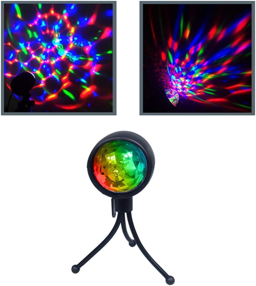 Stage Lights, RBG Disco Ball Portable USB Dance Birthday DJ Stage Lights, RBG Disco Ball Portable USB Dance Birthday DJ Bar Karaoke Christmas Wedding Lighting Portable Stand
