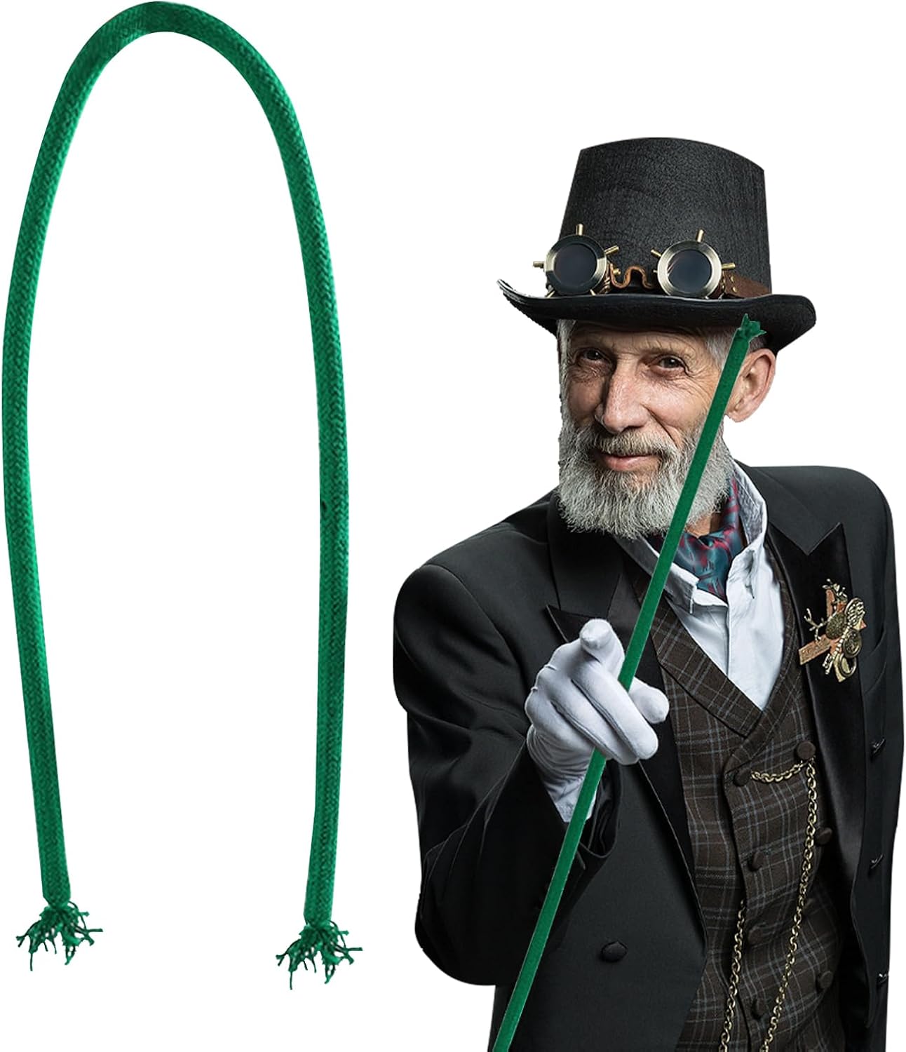 String Trick: Easy to Carry Magic Rope | Magician Props String Trick: Easy to Carry Magic Rope | Magician Props Toys | String Magic Trick for Birthday Parties, Stage Appearances, Team Building, Weddings