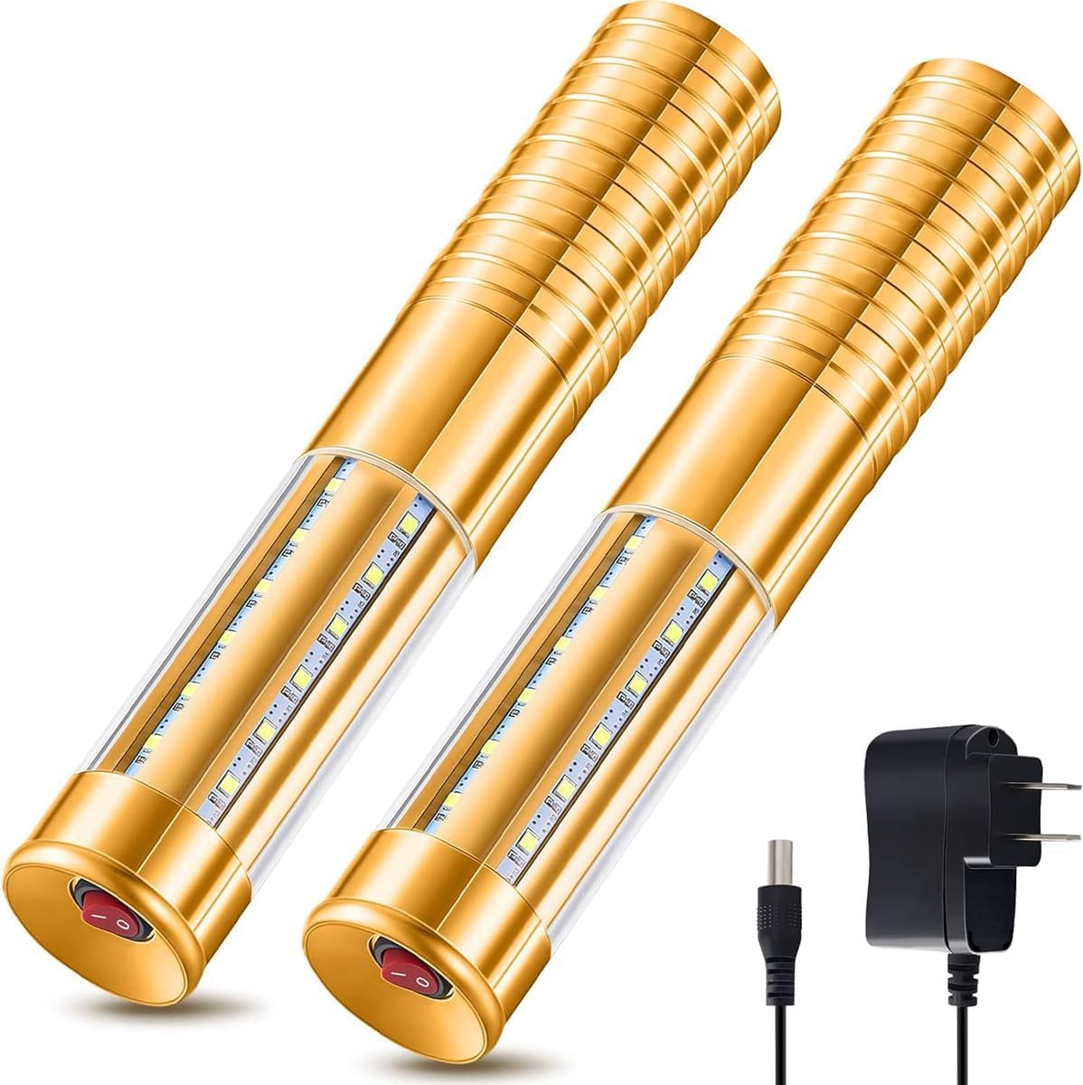 Strobe Lighting Kit 2 LED Rechargeable Wine Bottle Light Portable Strobe Lighting Kit 2 LED Rechargeable Wine Bottle Light Portable LED Reusable Champagne Bottle Light for Parties, Concerts and Events