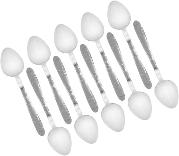 TOYANDONA 10 Piezas Cucharas de Metal para Trucos de Props Duraderos para Magos Juguetes de Calle y Espectáculos con Efecto de Doblado para Adultos y Principiantes