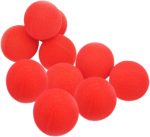 TOYANDONA 10piezas Bola De Esponja Mágica Roja Accesorios De Actuación para Trucos Clásicos Callejeros Juguete De Truco para Magos Suministros De Mago