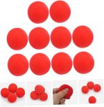 TOYANDONA 10piezas Bola De Esponja Mágica Roja Accesorios De Actuación para Trucos Clásicos Callejeros Juguete De Truco para Magos Suministros De Mago - Imagen 2