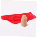 TOYANDONA 15 Sets Magic Accessories Gadget Gadget Trick Tool Fake Finger Wizard Scarf Scarf for Wizard Scarf with False Finger Wizard Trick with Fake Finger Scarf Cloth - Imagen 2