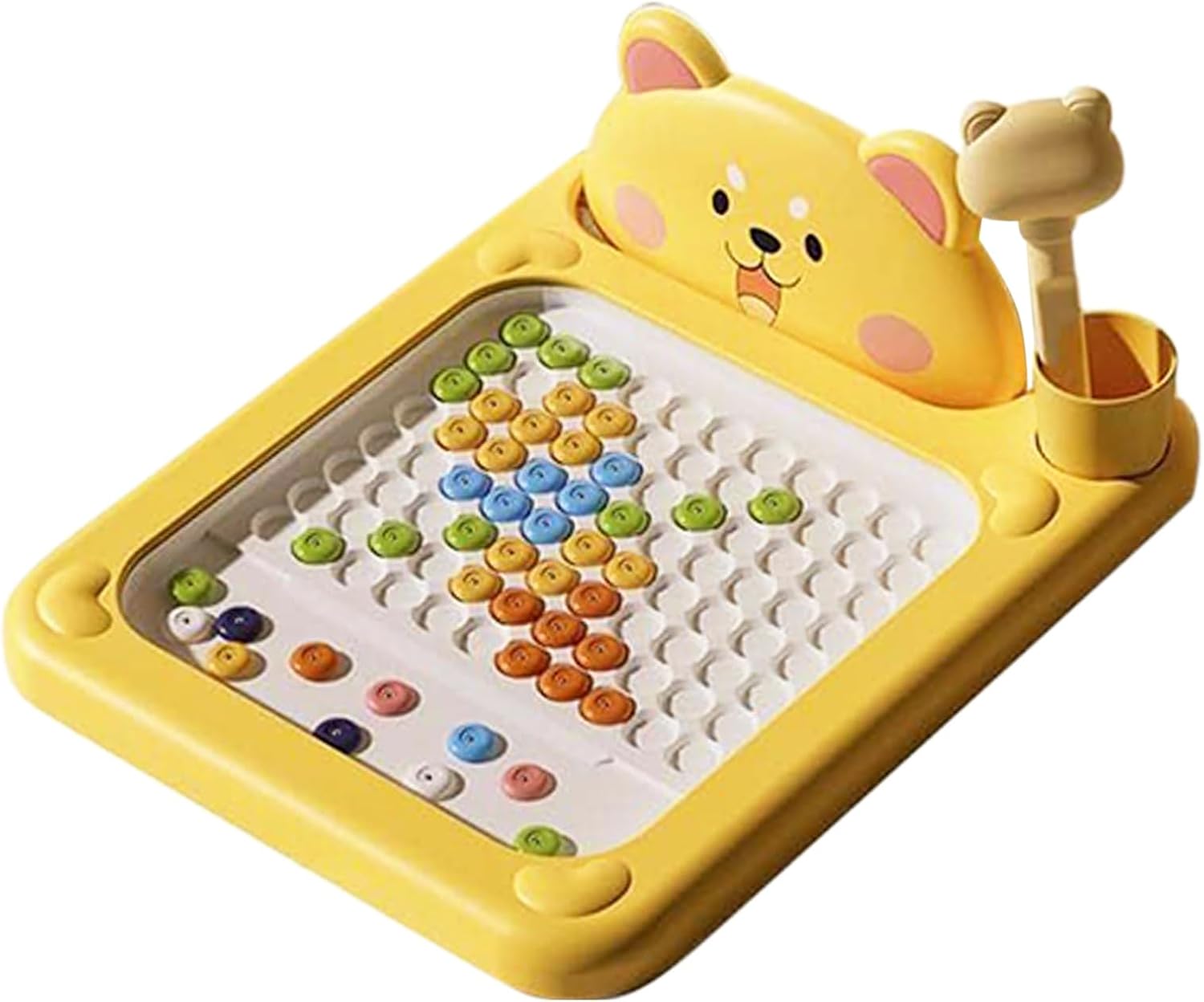 Tablero Magnético de Puntos | Tablero Magnético de Viaje con Tablero Magnético de Puntos | Tablero Magnético de Viaje con Bolígrafo para Niños Pequeños,Juguetes Educativos Interactivos para Niños De 2 A 5 Años - para Y Niñas Pequeños