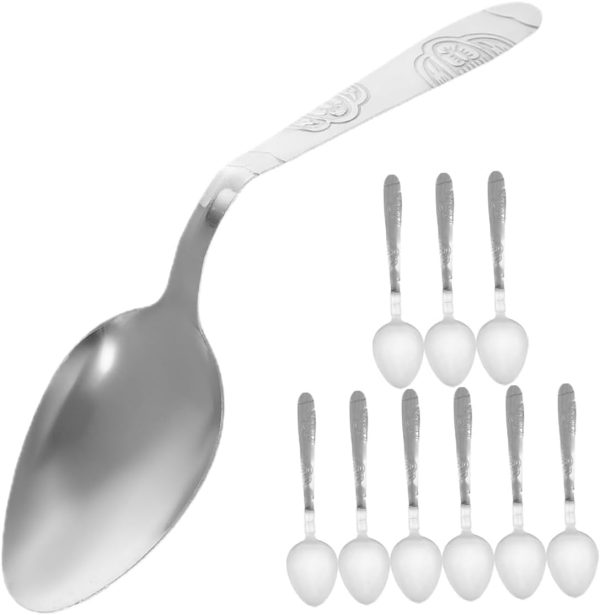 Toddmomy 10 Piezas Cucharas Flexibles para Accesorios para Magos Principiantes y Profesionales Divertidos Trucos para Adultos Compactas y Ligeras para Presentaciones Escenario