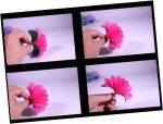 Toyvian Juguetes para Niños 9 Piezas Truco De Ilusion Flor Que Herramienta De Trucos Apoyo De La Flor De Prestidigitación Juguetes De Flores Apareciendo Doble Capa Niño De Flores - Imagen 2