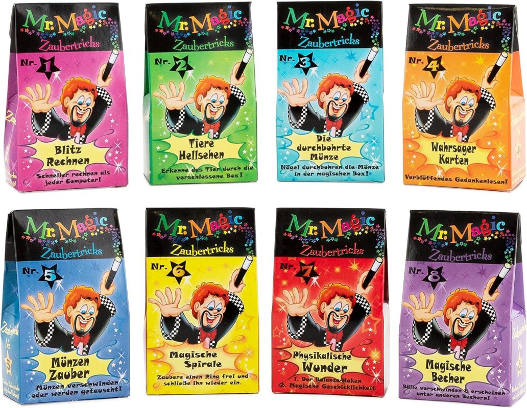 Trendhaus - Mr Zaubertrucks, 8 mini boxes for children from 6 years, magical gifts for children's birthdays (602602)