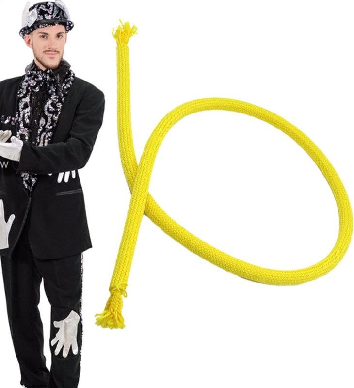 Truco de cuerda mágica - Accesorios mágicos de cuerda suave y dura, juguetes divertidos y multifuncionales | Espectáculo de geek mágico, ilusiones de cuerda de entretenimiento, juguete difícil para