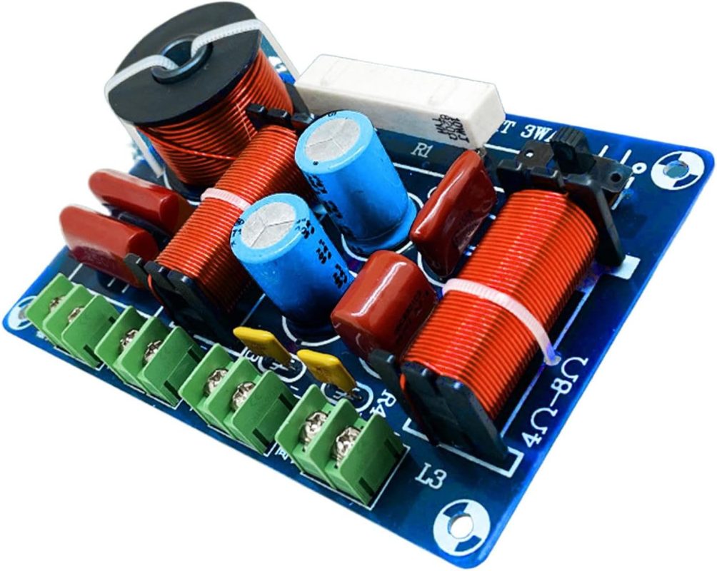 Tweeter Crossover, Altavoz de Audio portátil Crossover | Divisor de frecuencia multidireccional Compacto de Alta Salida para Sistemas de Sonido, modificación de Mantenimiento, reparación de