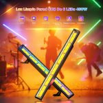 U`King 4 Pieces LED Spotlight RGB Wall Wash Stage Light 450W LED Band Stage Lights with DMX Control Strobe Light Bars for Disco Stages Wedding Outdoor Party - Imagen 2