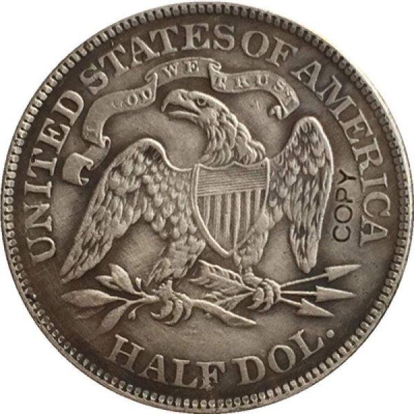 USA 1873 P CC S Sitting Freedom Half Dollar Copy Coins Gift Souvenir Collection Commemorative coin-1873