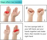 Unknown HEEPDD Magic Sponge Ball Set 10 Pieces, Close Up Red Sponge Softball 4.5cm/1.77 Inch Magic Street Classic Comedy Trick Props Soft Red Sponge Balls - Imagen 2