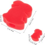 VICASKY 1 Juego conjurando Accesorios de Rendimiento Trucos Impresionantes con esponjas Mini estatuillas de Conejito Bolas de Esponja Rojas Suministros de Mago Accesorios de Esponja Rojo - Imagen 2